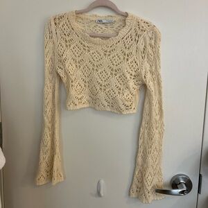 Zara cropped sweater